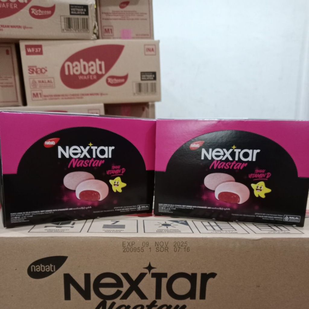 

kukis lunak selai strawberry nextar isi selai strawberry