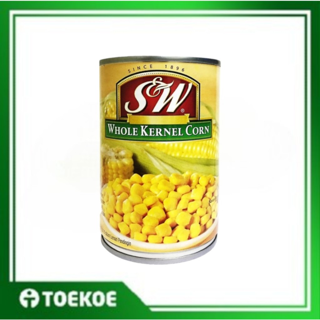 

TOEKOE SW Whole Kernel Corn Jagung Butir Manis Utuh Kaleng 410gr