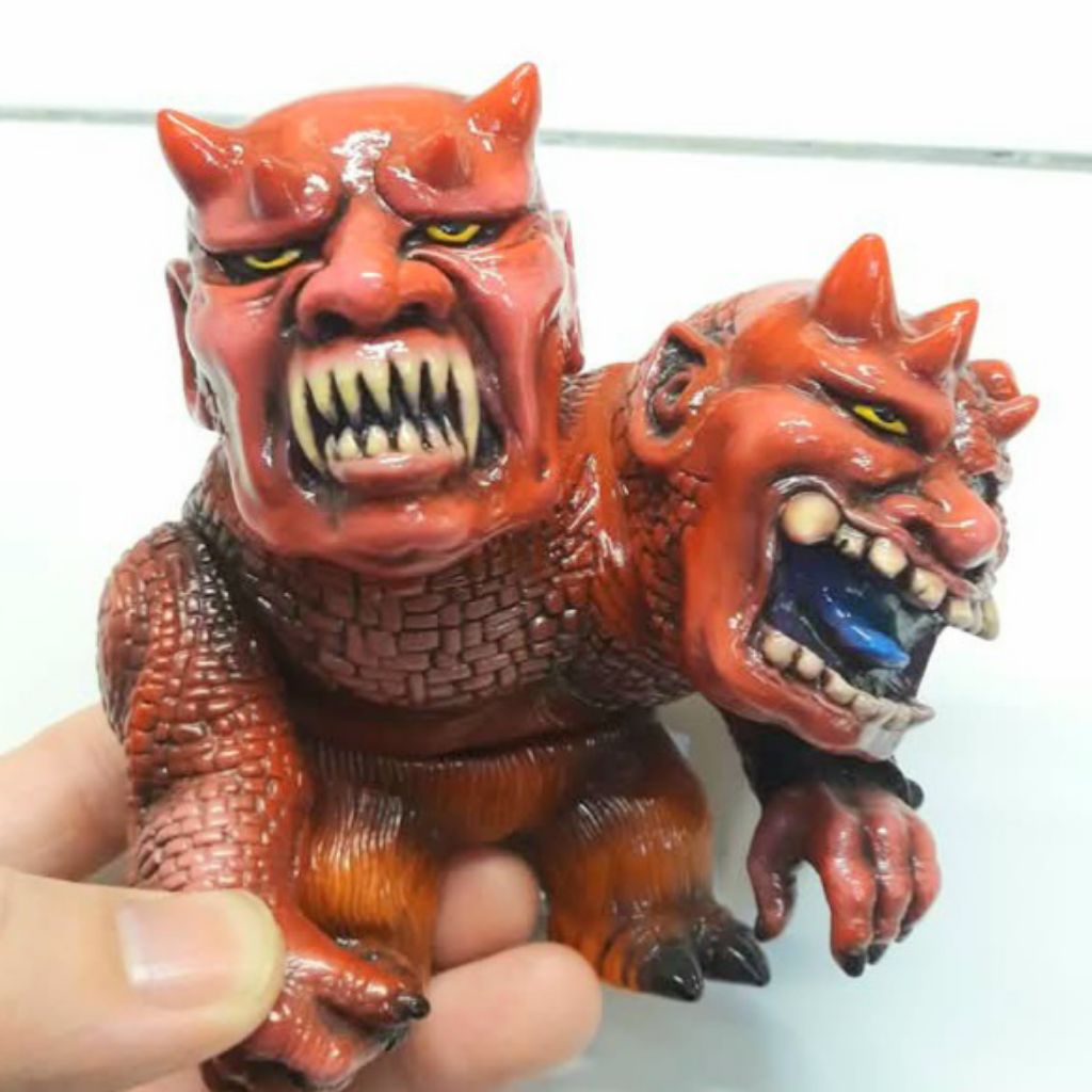 sofubi Siccaluna yabanjin cube red color