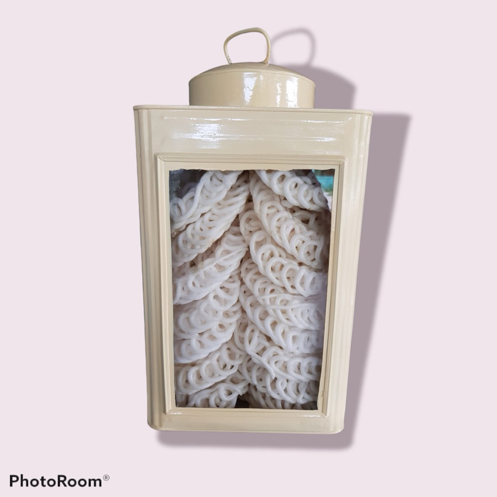 Toples Kerupuk Putih Besar + 30pcs Kerupuk