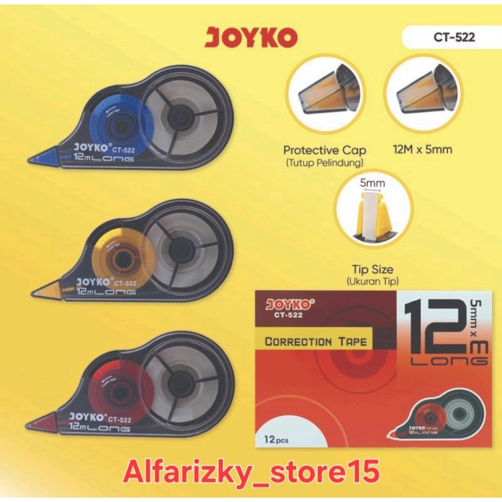 

JOYKO Correction Tape 12M CT-522