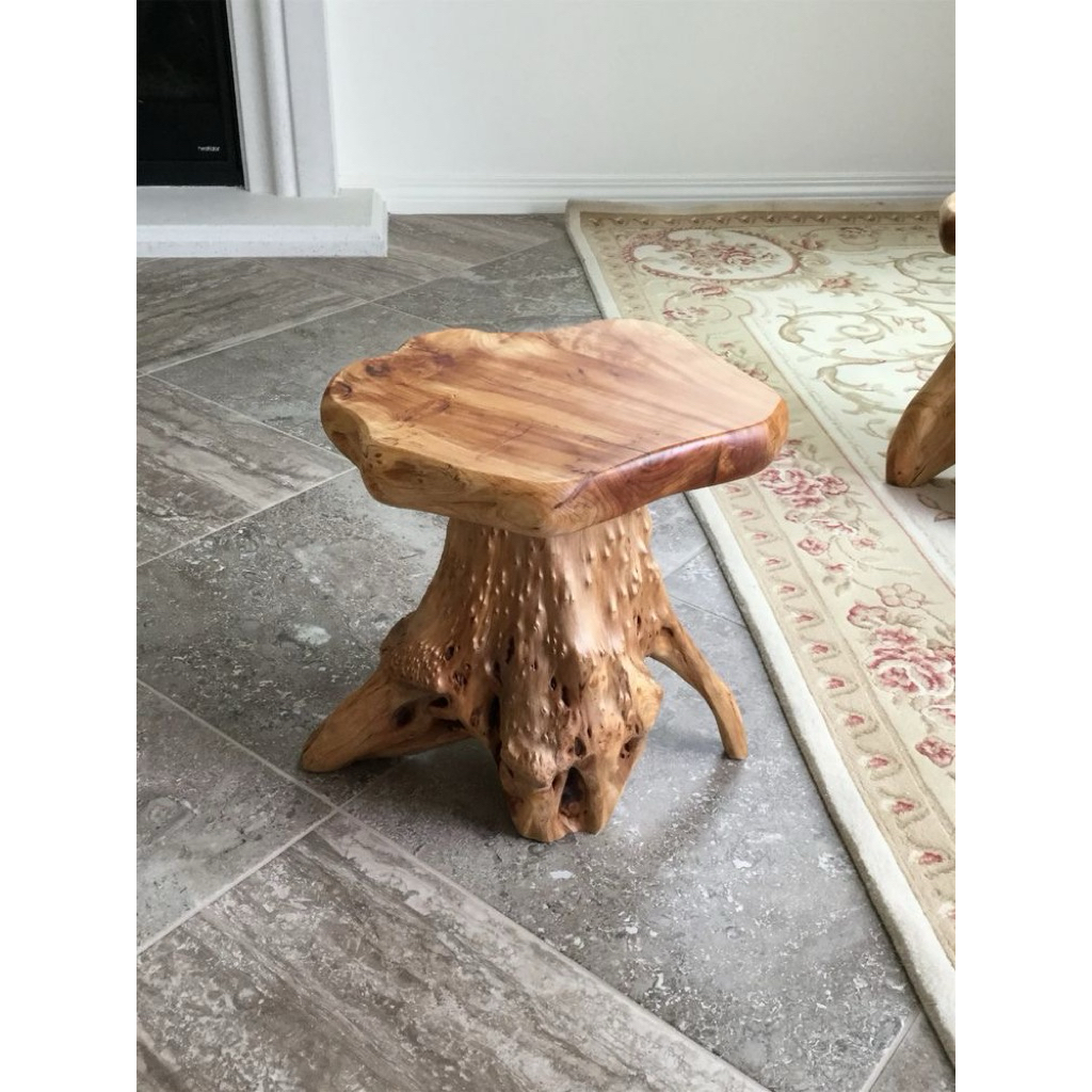 KURSI JAMUR AKAR JATI KURSI MINIMALIS RUANG TAMU BANGKU TAMAN