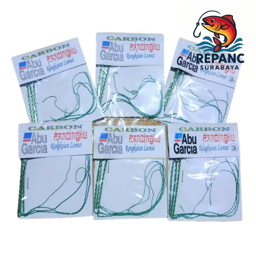 REPANC Rangkaian Lumut Kosongan (Tanpa kail) KUALITAS PREMIUM isi 3 pcs - MERK PANCINGKU