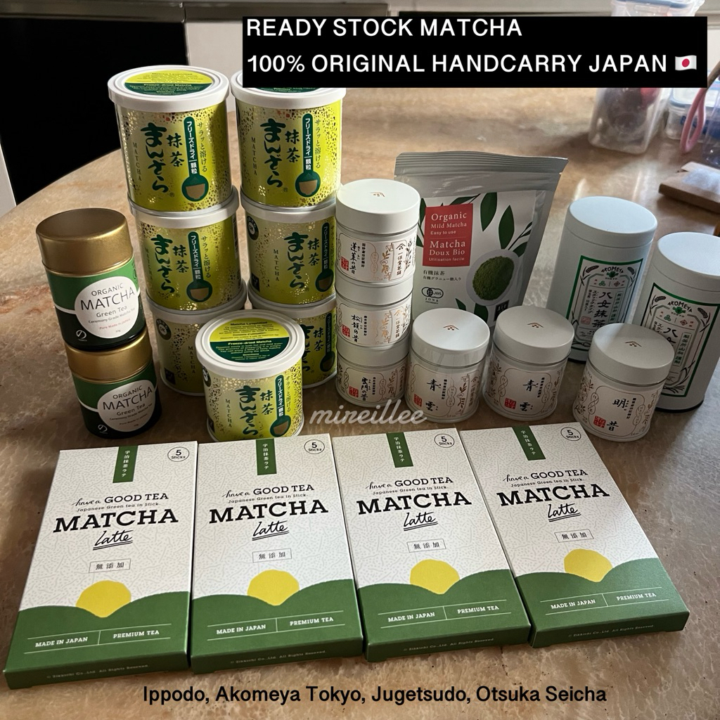 

[READY STOCK HANDCARRY JAPAN] IPPODO CEREMONIAL MATCHA (Kanza, Kuon, Hatsu Mukashi, Matcha to Go Packets) HAND CARRY JAPAN ceremonial matcha pure matcha original jepang ceremonial grade matcha