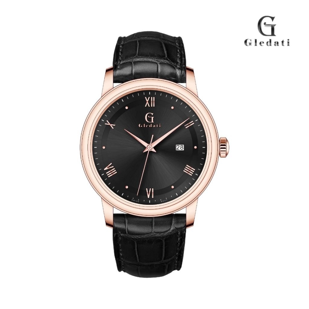 Jam Tangan GLEDATI GLD003-5RGB Limited Edition Leather Strap