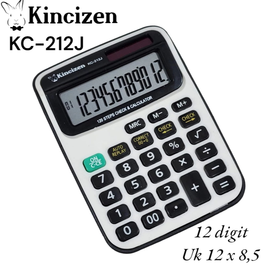 

Original Kalkulator KINCIZEN KC-212J Calculator 12 Digit Check Correct KC 212J