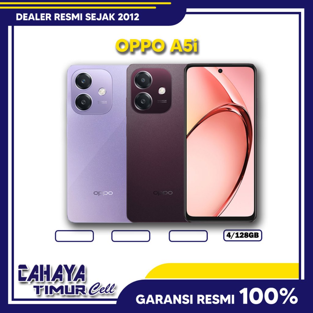 OPPO A5i RAM 4/128GB SMARTPHONE GARANSI RESMI