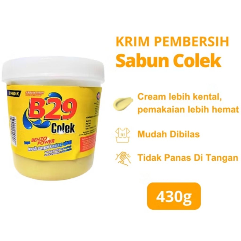 B29 sabun colek / sabun krim / krim pembersih 430g