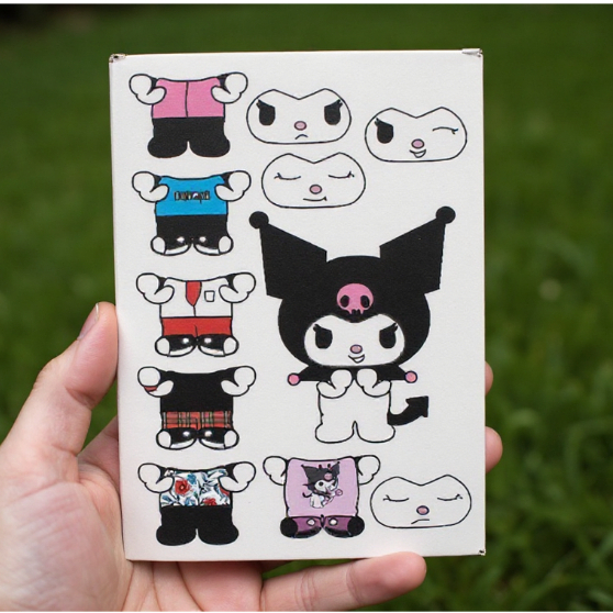 Mainan Bp Bpan Kuromi Boneka Kertas Lucu | Mainan Edukatif Anak Cewek