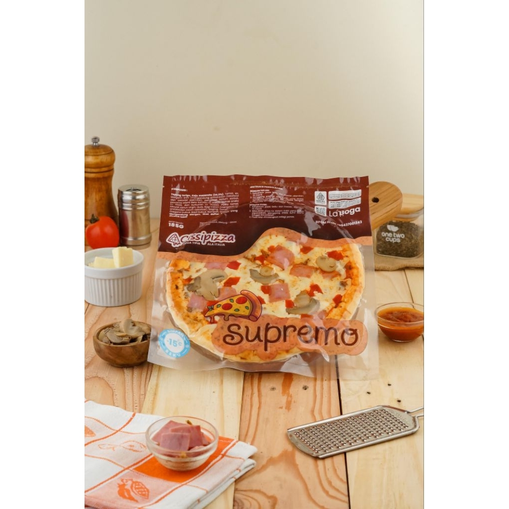 

Pizza Supremo 185gr - Lezat, Praktis, Halal