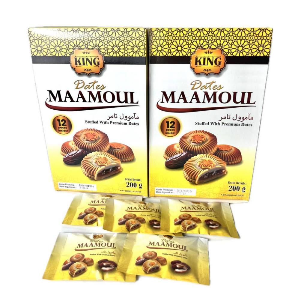 

Maamoul King Dates | 1box isi 12pcs | Cemilan Santai Keluarga