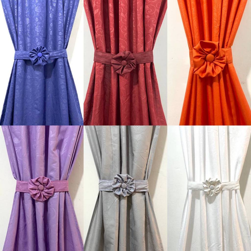 ANEKA BEDSHEET - Gorden Kupu Kupu Jendela Polos Embos  / Gorden Kawat Per