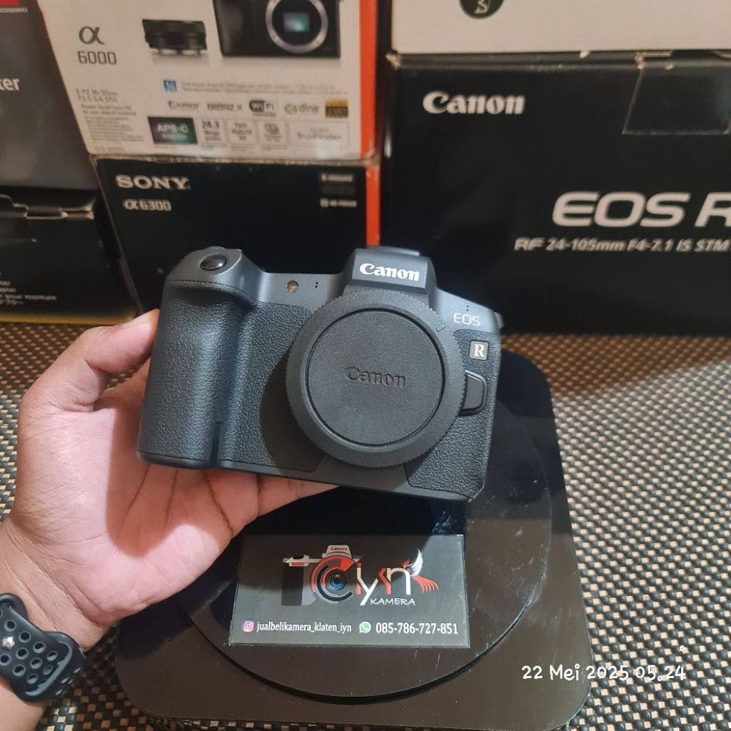 KAMERA CANON EOS R + ADAPTER CANON ORI FULLSET LIKE NEW SC 5RB