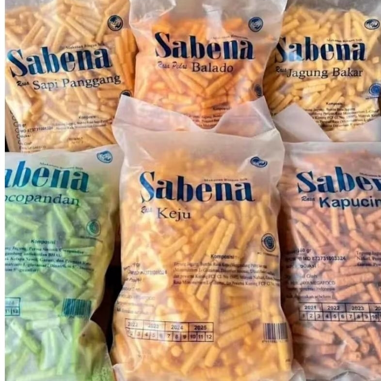 

SABENA STIK JUMBO 360GR - STIK JAGUNG - STIK ANEKA RASA