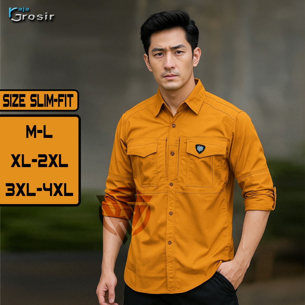 KEMEJA TACTICAL M-TAC ORIGINAL PERNUSA LENGAN PANJANG