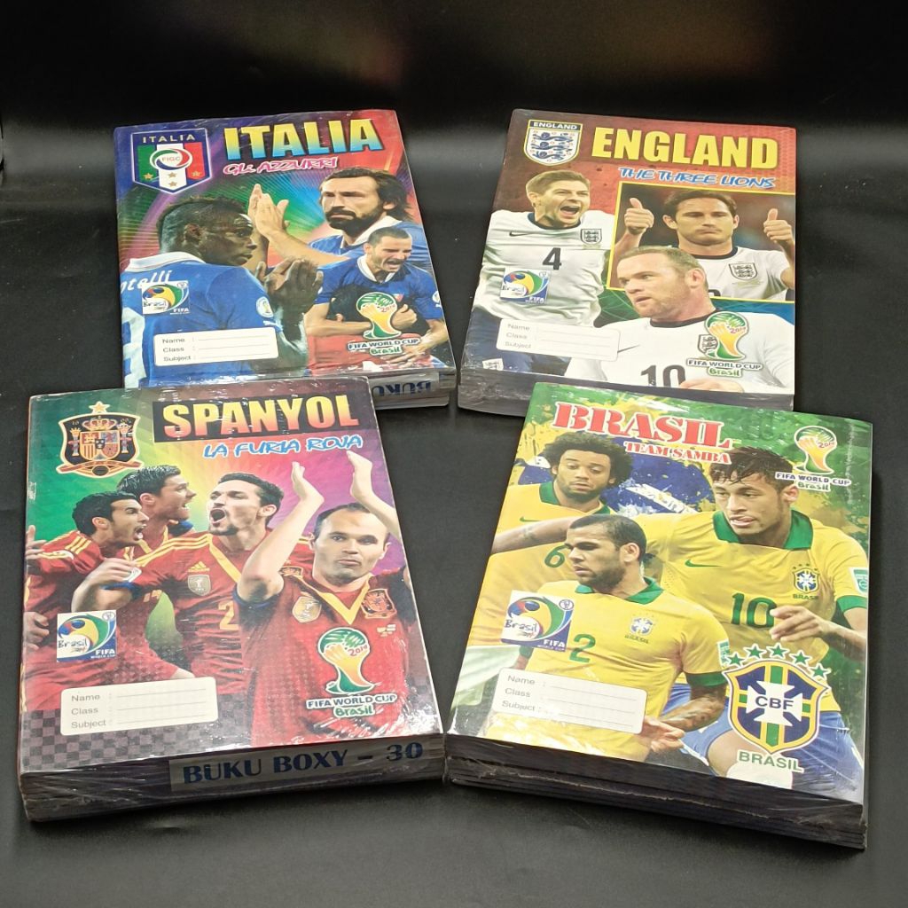 

OBRAL" BUKU TULIS BOXY EMBOSS 30 LEMBAR ( KONDISI STAPLES BERKARAT, NAMUN KERTAS MASIH MULUS )