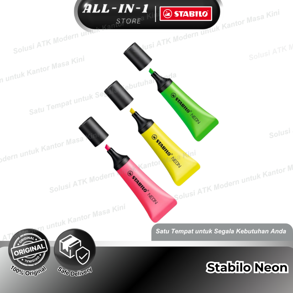 

STABILO NEON - Warna Kuning