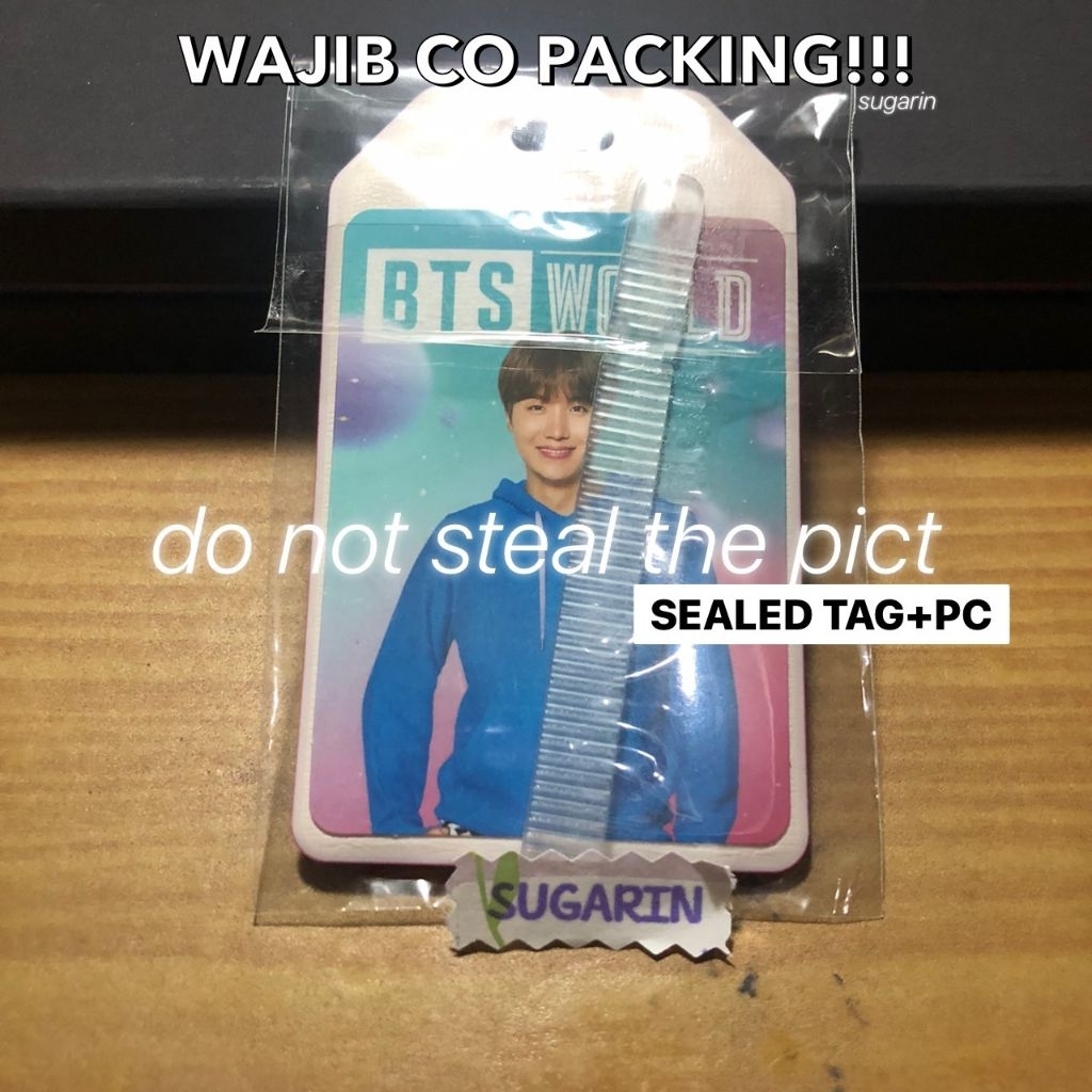 [READY STOCK] OFFICIAL TAG POB BTS WORLD JHOPE BTS