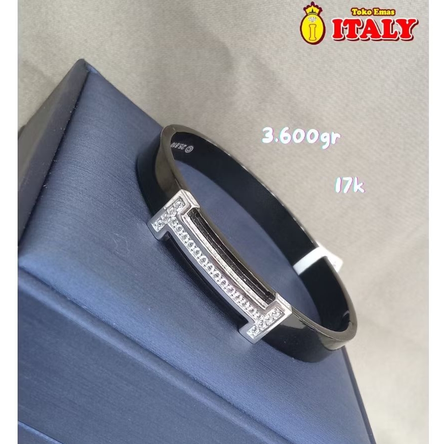 gelang emas tua variasi letter H