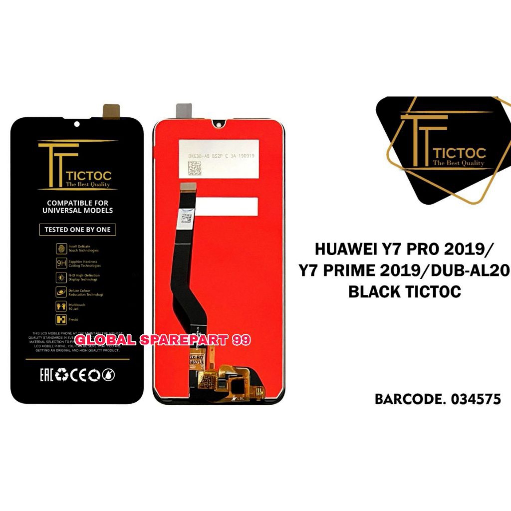 LCD HUAWEI Y7 2019 / HUAWEI Y7 PRO 2019 DUB-AL20 / HUAWEI Y7 PRIME 2019 TICTOC