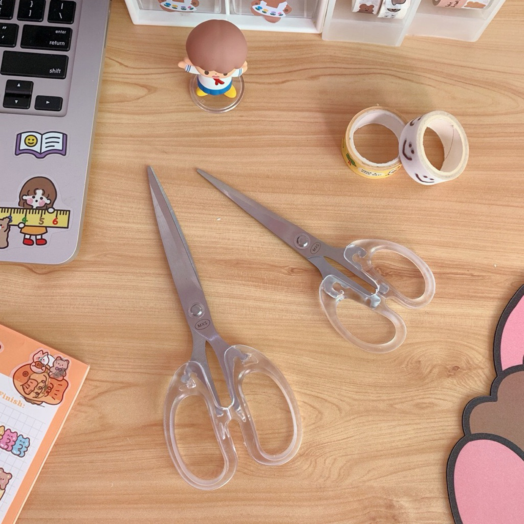

Gunting Tajam Bening Premium Quality Scissors Gunting Kertas