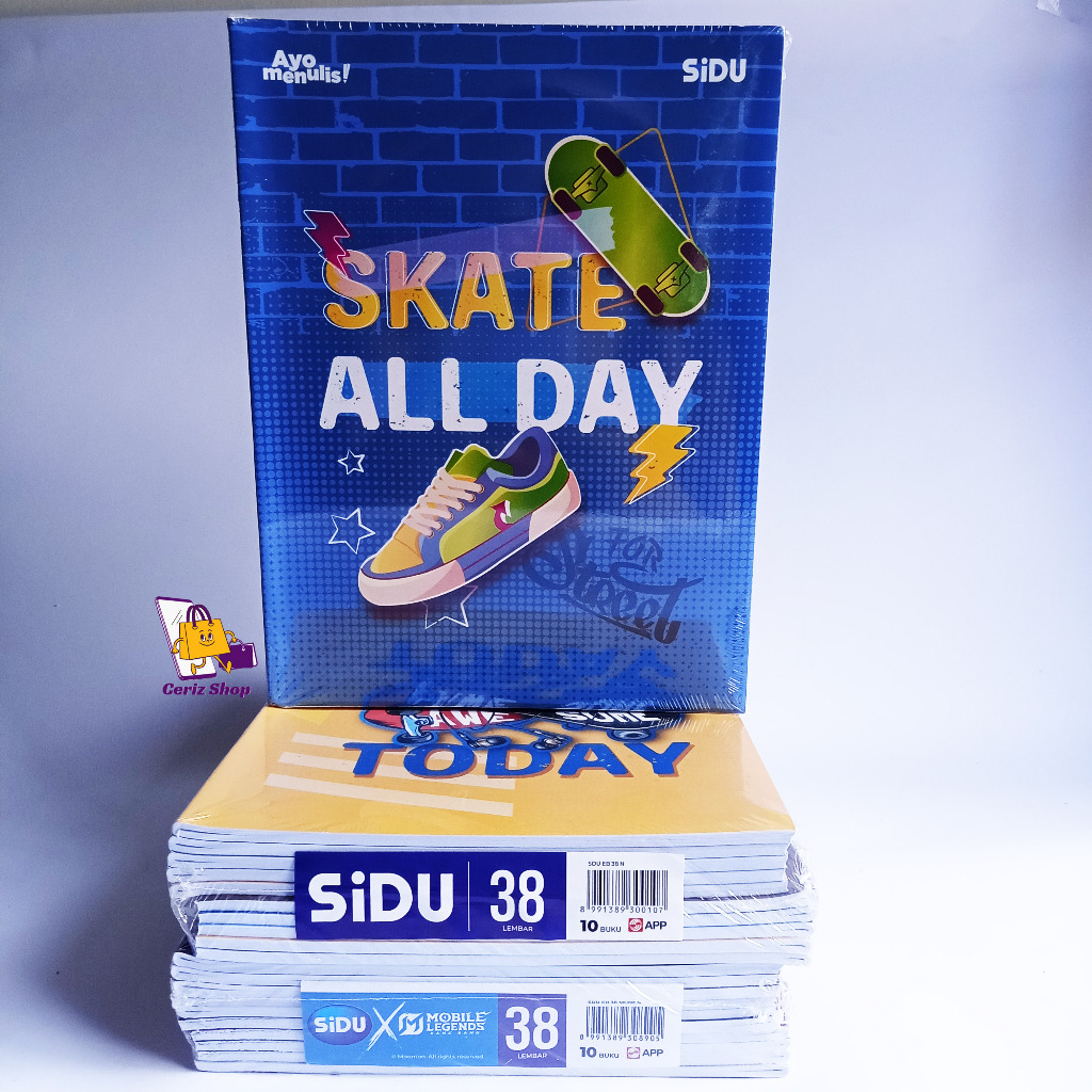 

Buku Tulis SIDU Isi 38Lembar - 1Pack = 10Buku