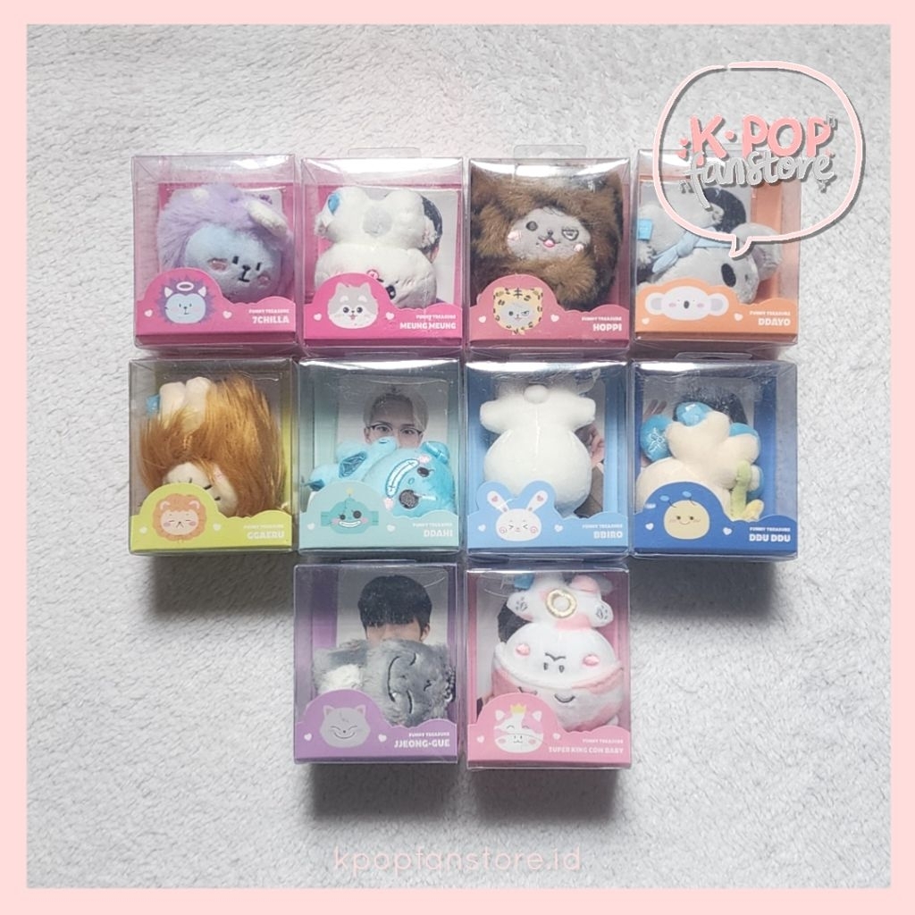 TREASURE - FUNNY TREASURE PLUSH KEYRING