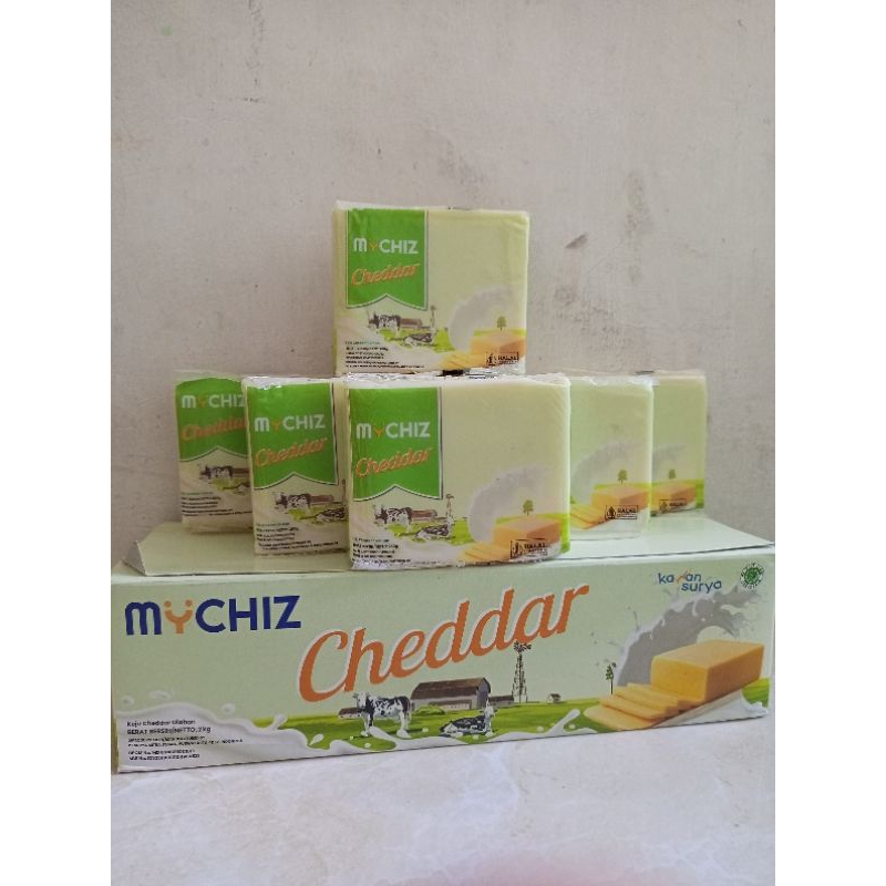 

[oddsolshop] pekanbaru/Mychiz Cheddar Cheese 250GR Keju Cedar Blok Block
