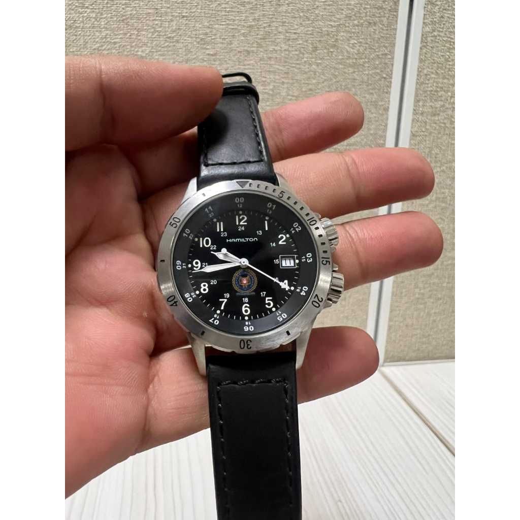 Jam Tangan Hamilton Original Army Khaki