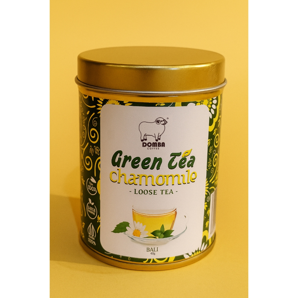 

Domba Coffee - GREEN TEA CHAMOMILE / Teh hijau dengan bunga chamomile