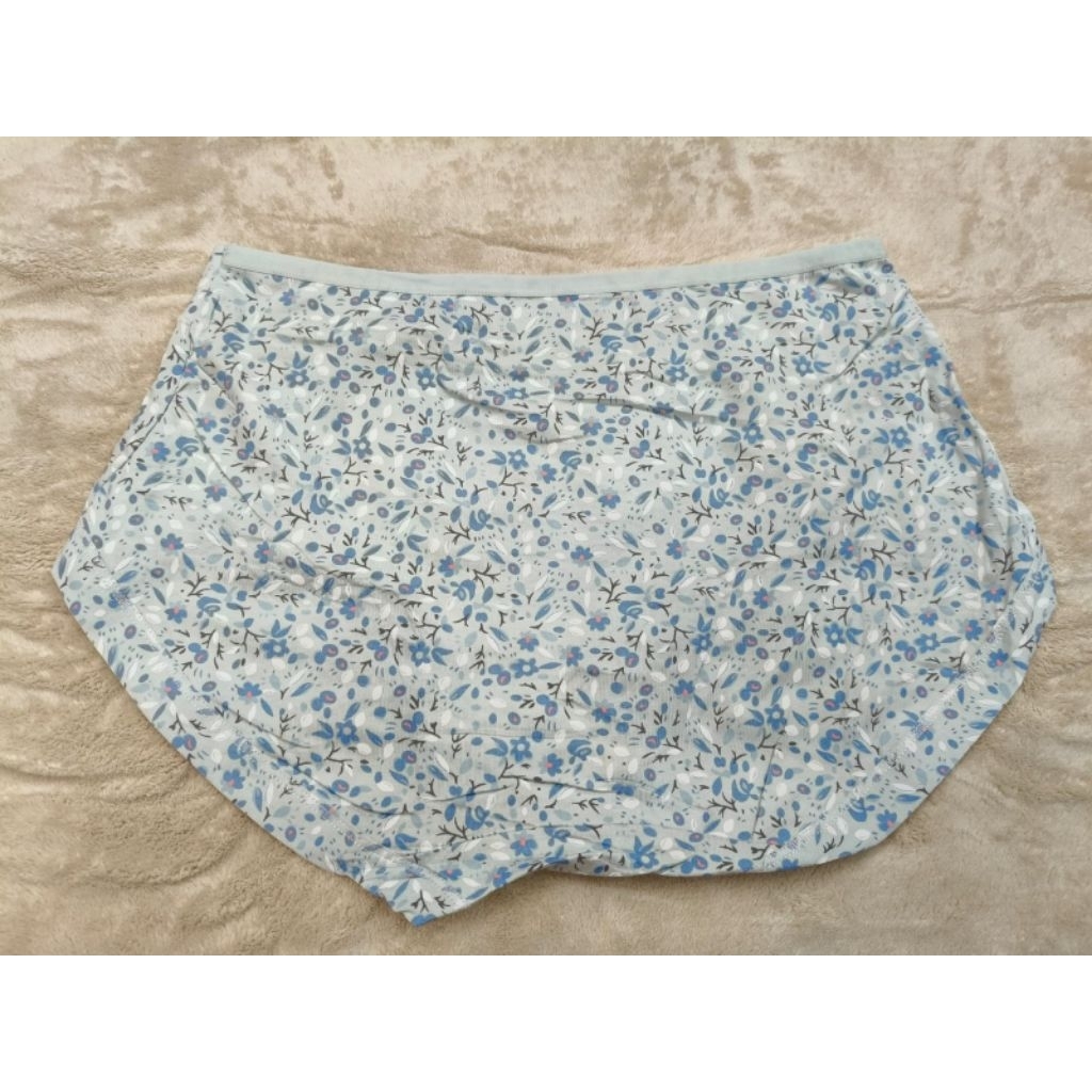 Ay00 6pcs SOREX 35751 CD Celana Dalam Wanita Motif Bunga Bercutting sz XL - 3XL