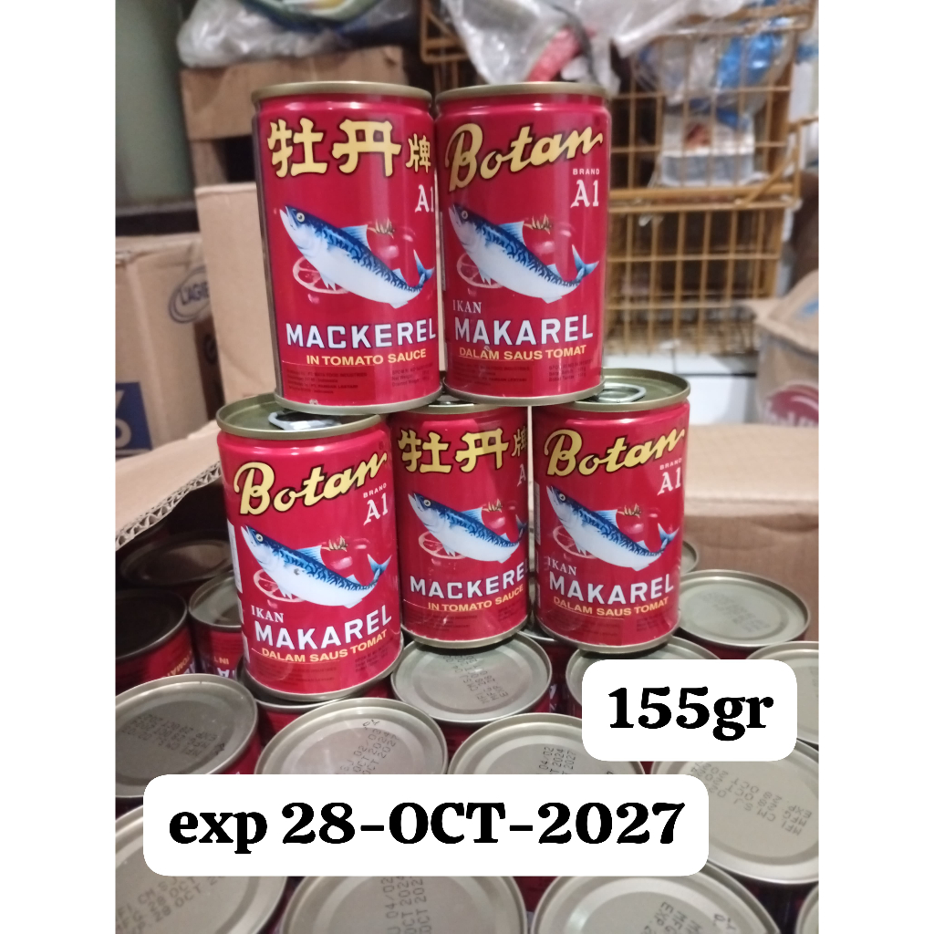 

Sarden Botan 155 gr - Ikan Mackerel dalam Saus Tomat BPOM RI