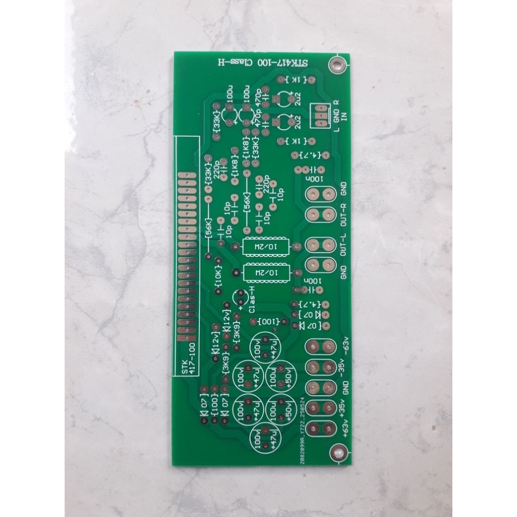 pcb power amplifier stk417-100 stk411-240 stk411-240e
