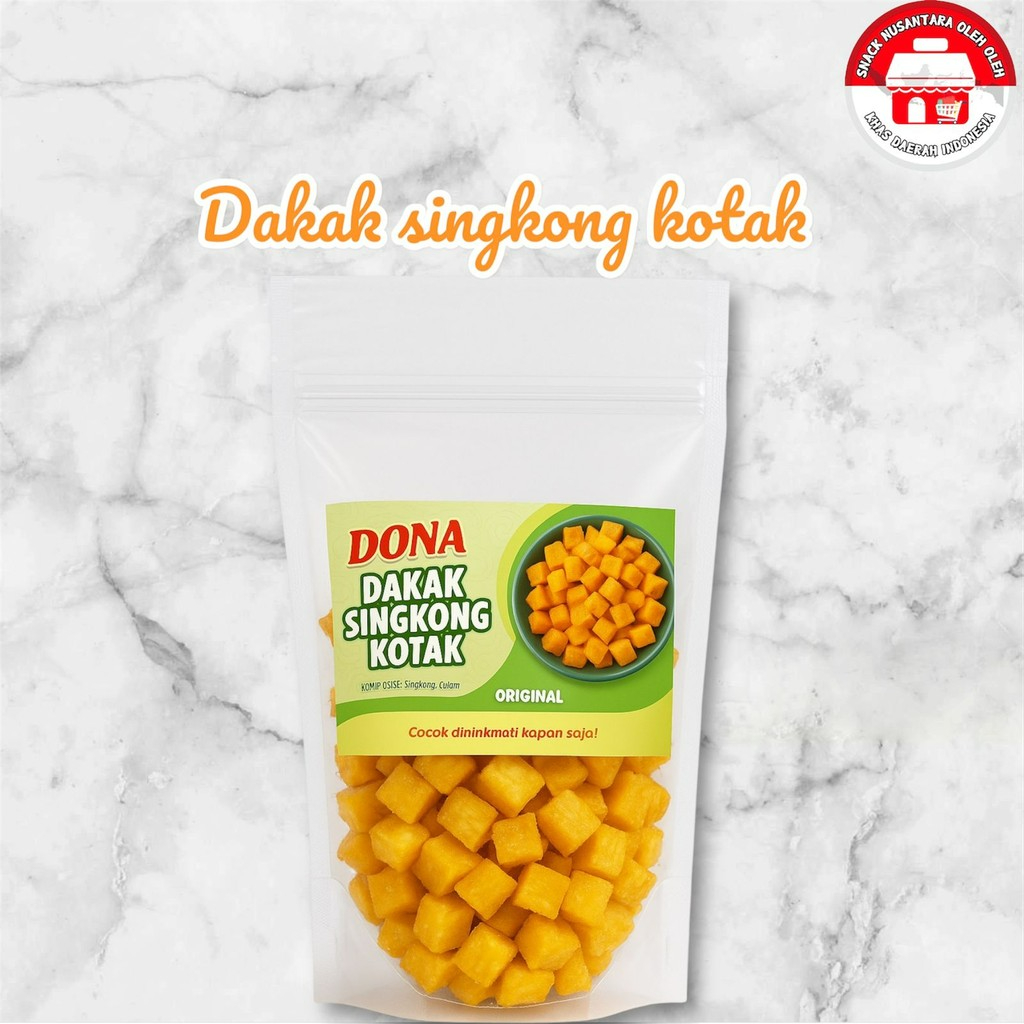 

Dona Dakak Singkong Kotak Original 130gr – Camilan Renyah Khas Nusantara