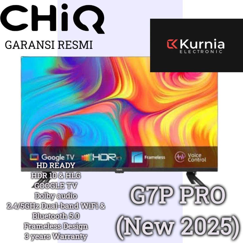 CHIQ L32G7P PRO / L32G7/L32G7P HD Ready GOOGLE TV 32 inch
