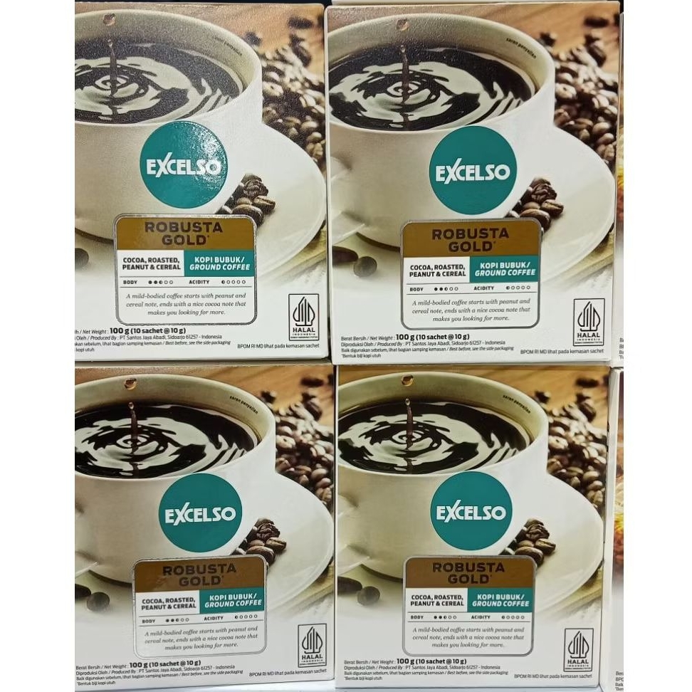 

Excelso Single Serving Folding Box isi 10 Sachet