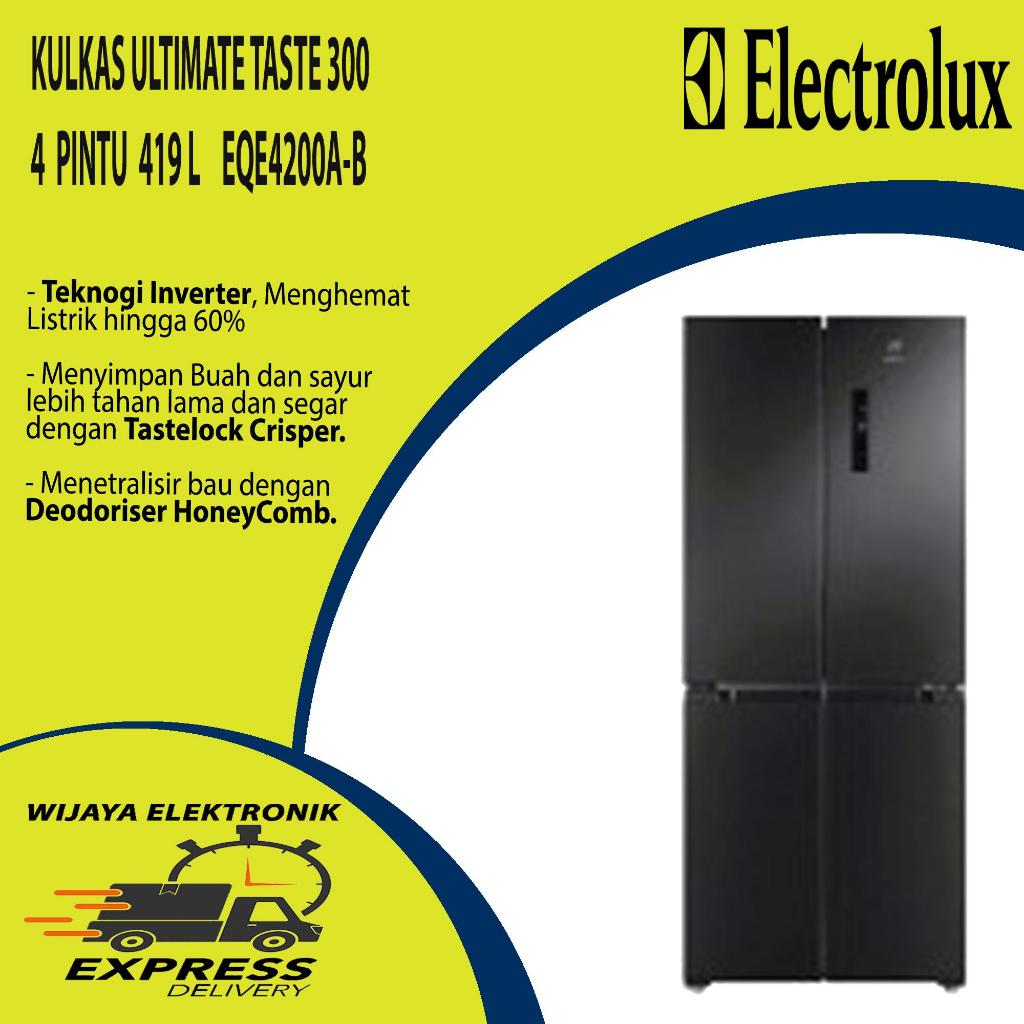 ELECTROLUX EQE4200A-B / REFRIGRATOR ELECTROLUX EQE4200AB / Kulkas electrolux 4 pintu eqe 4200 ab