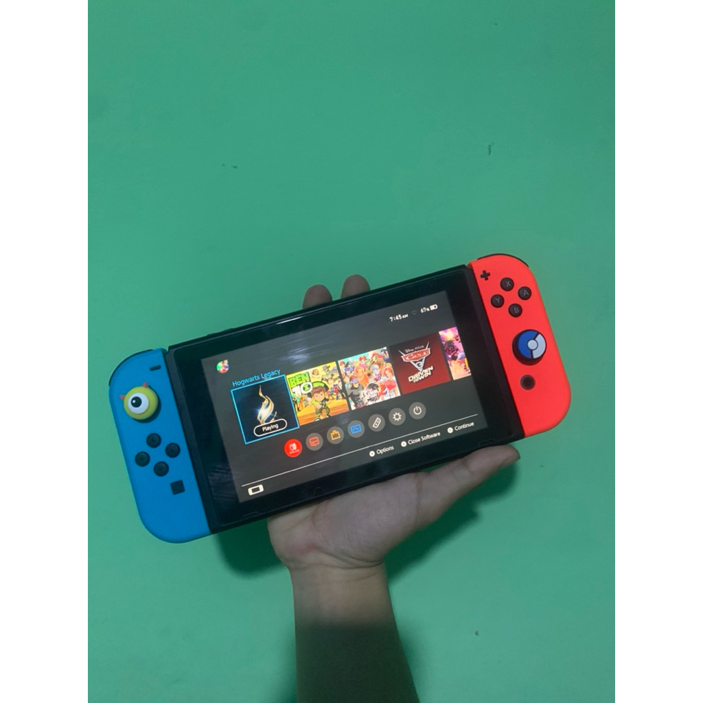 nintendo switch v2 cfw 128GB fullset second