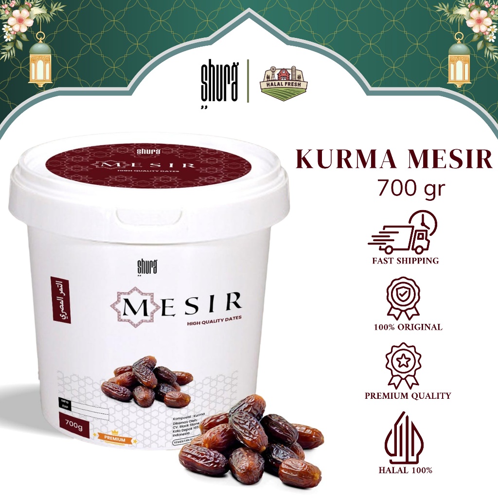 

Shura Kurma Mesir Egyptian Dates Premium Original High Quality