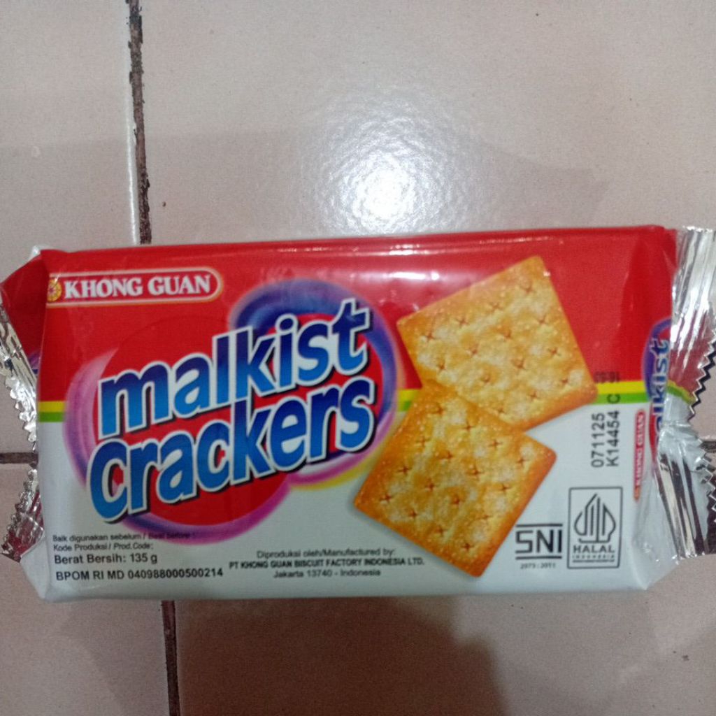 

Khong Guan Malkist Crackers 135gr 1 Bungkus