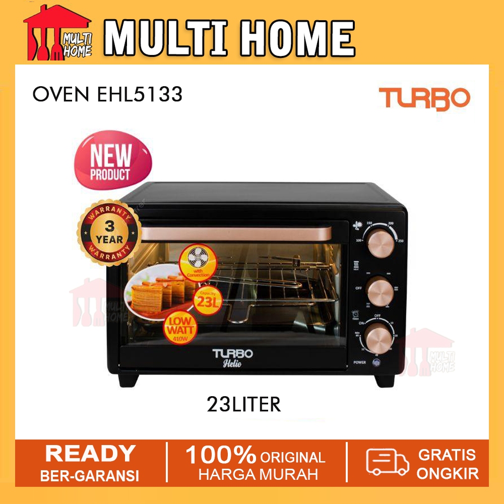 Turbo Oven Listrik EHL-5133 Kapasitas 23 Liter Oven Toaster