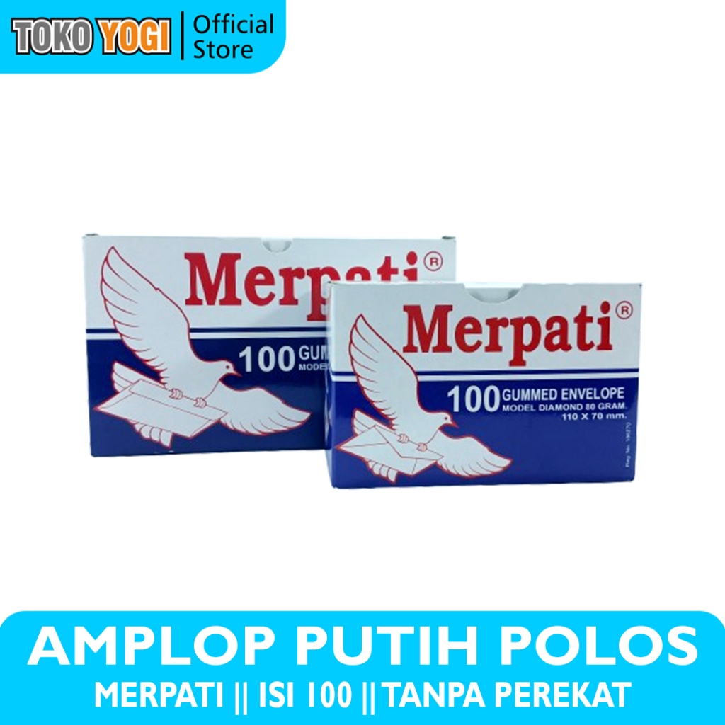

AMPLOP MERPATI BIRU ISI 100 LEMBAR || TANPA PEREKAT || PUTIH POLOS