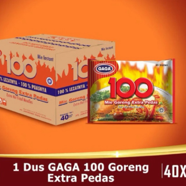 

mie gaga 100 / mie goreng extra pedas / mie gaga isi 40pcs