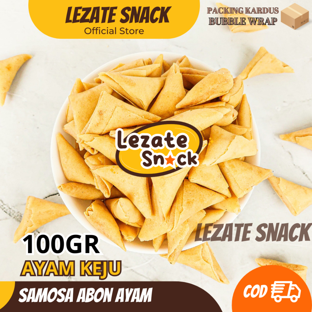 

Samosa Mini Abon Ayam 100gr Premium Murah Enak Renyah / Kue Samosa Kering Abon Ayam Merk Sarikaya Rasa Udang / Sambosa Ebi Segitiga Food Snacks SEDAP SNACK