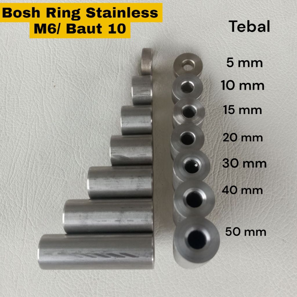 Bosh Ring Stainless M6 Baut 10 Universal
