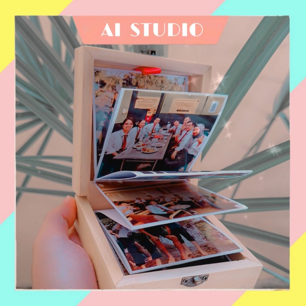 

PHOTO BOX | Box Memories | Gift Box Pop Up | Kado unik anniversary, birthday dan lain lain 11x11x5cm