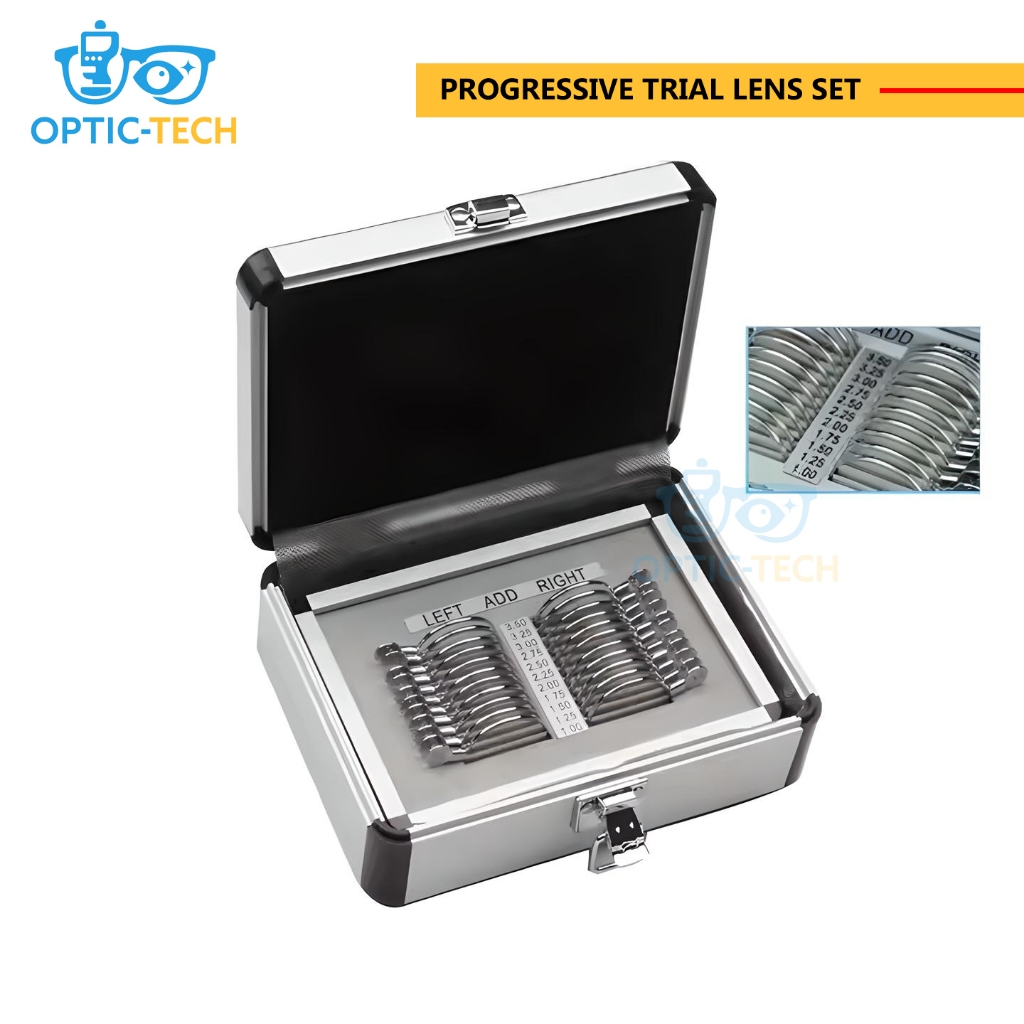 Progressive Trial Lens Box Case Optometry / Trial Lens Progressive