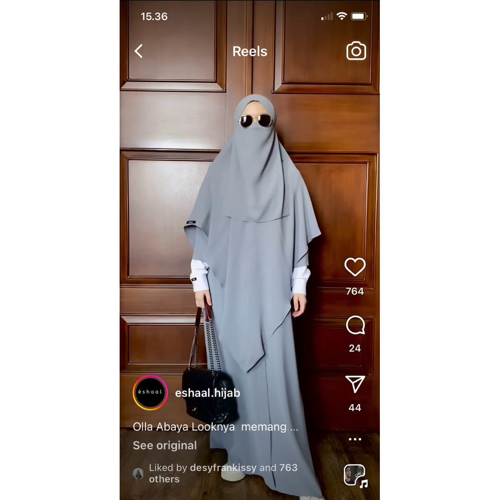 EZELLA nameera overhead abaya NWT & ESHAAL OLLA abaya