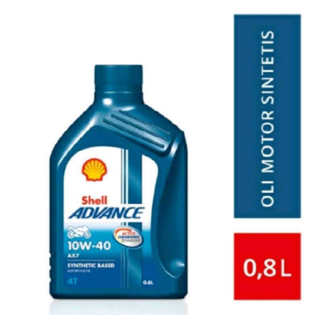 Oli Shell advance ax7 motor bebek 10W40 oli shell untuk motor bebek