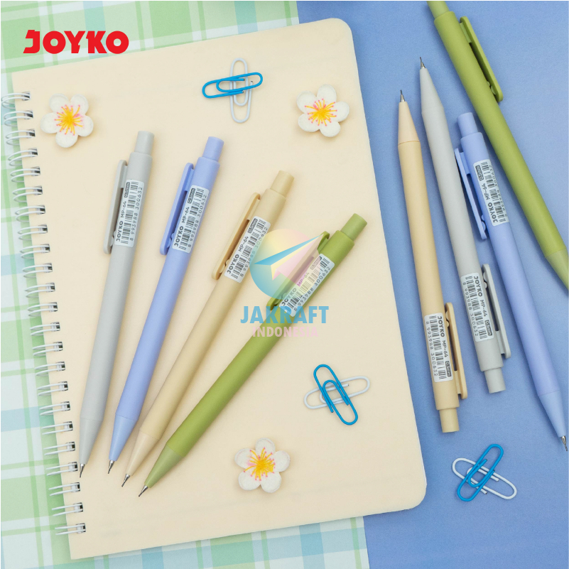 

(1 Pcs) Pensil Mekanik 2B Premium JOYKO MP-64 Soft Color 0.5 mm Retractable Mechanical Pencil